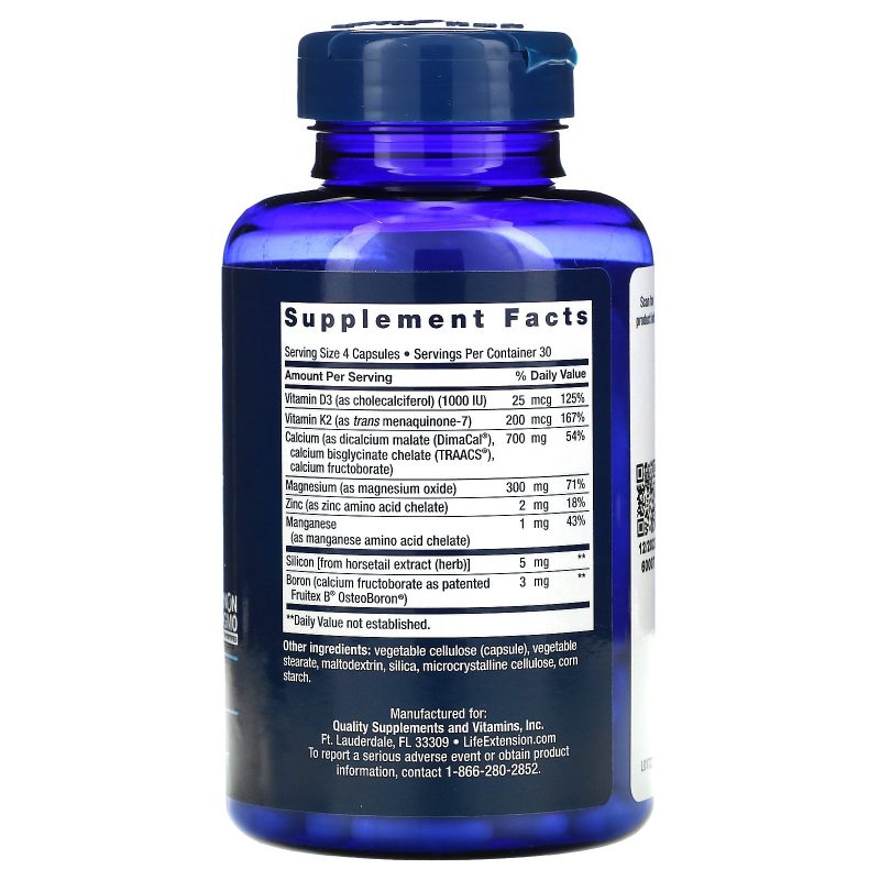 Life Extension Bone Restore with Vit. K2 - Image 2